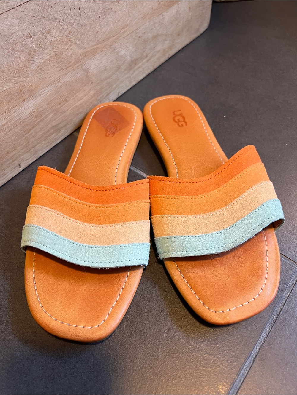 UGG Ximena Suede Slide Size 7
